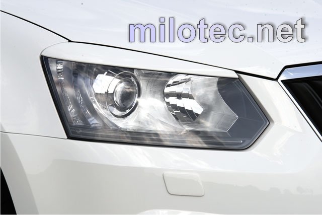 86904 Накладки фар чорні