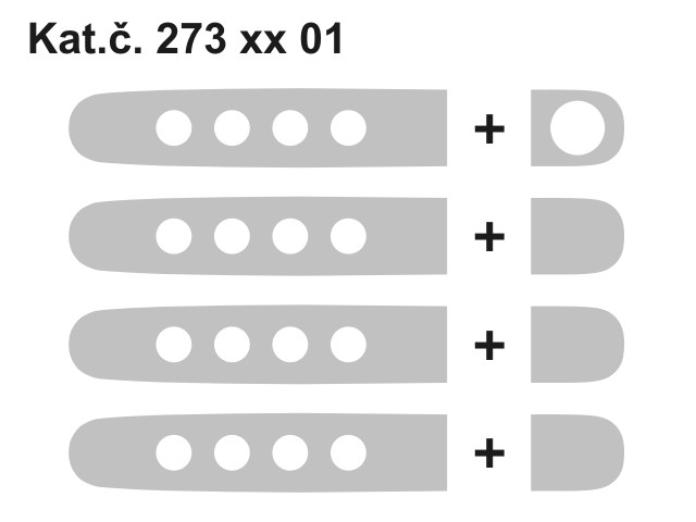 2730401 - Накладки дверних ручок