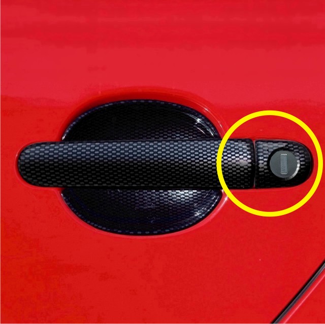 3530602 Накладки на личинку замка з двома отворами під ключ