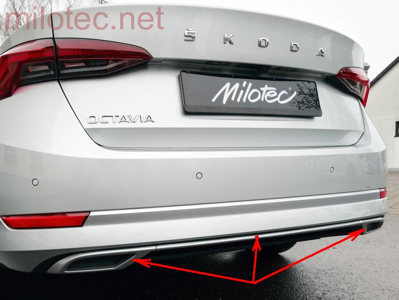 468822 Накладка на задній бампер