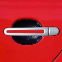 Накладки сріблясті дверних ручок з поздовжнім вирізом thumbnail 1