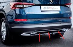 Накладка заднього бампера thumbnail 1