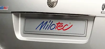 Декоративна накладка над заднім номерним знаком